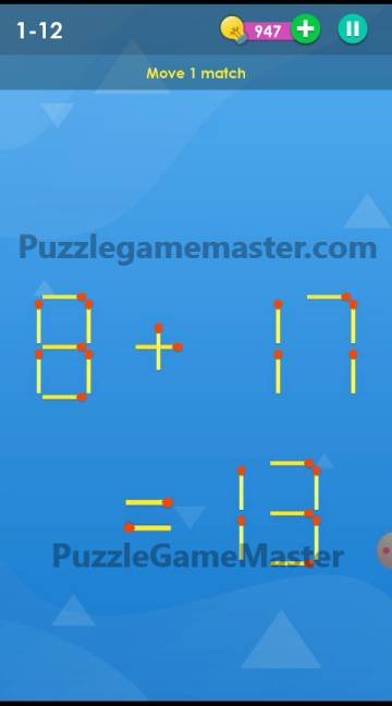 Smart Puzzle Collection Matches 1-12 Answer