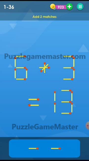 Smart Puzzle Collection Matches 1-36 Answer