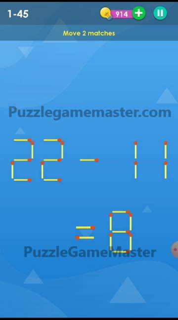 Smart Puzzle Collection Matches 1-45 Answer