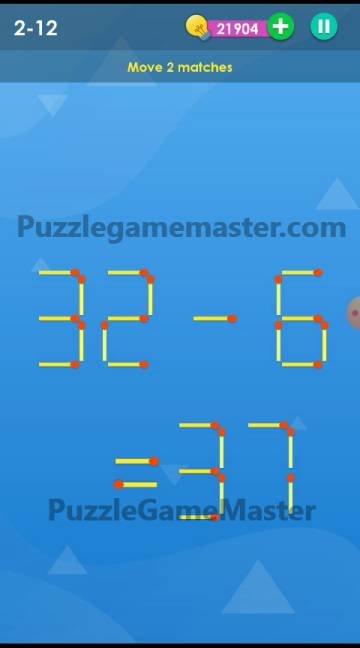 Smart Puzzle Collection Matches 2-12 Answer