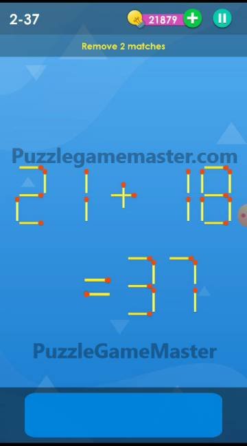 Smart Puzzle Collection Matches 2-37 Answer