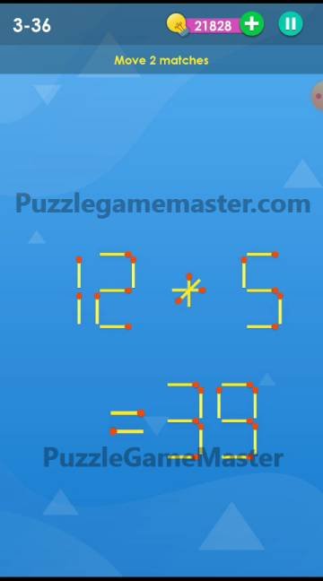 Smart Puzzle Collection Matches 3-36 Answer
