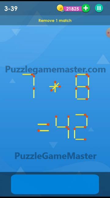 Smart Puzzle Collection Matches 3-39 Answer