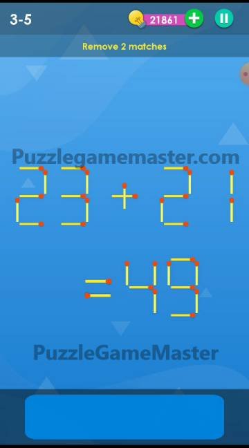 Smart Puzzle Collection Matches 3-5 Answer