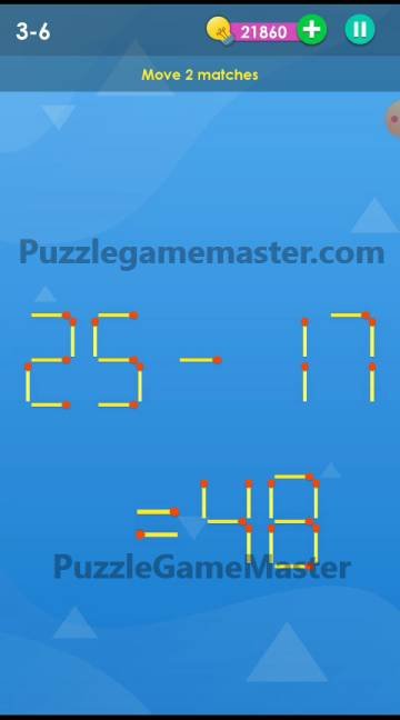 Smart Puzzle Collection Matches 3-6 Answer