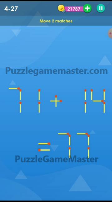 Smart Puzzle Collection Matches 4-27 Answer