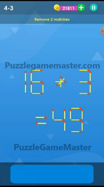 Smart Puzzle Collection Matches 4-3 Answer