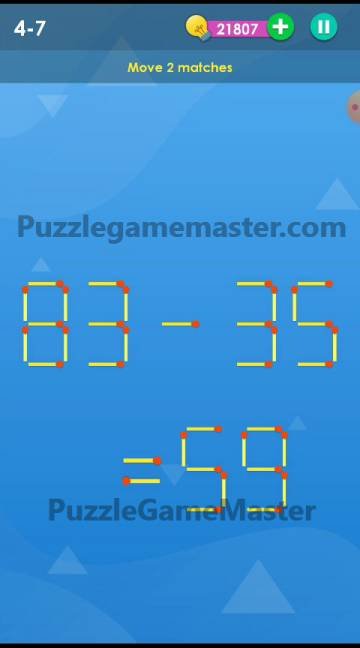 Smart Puzzle Collection Matches 4-7 Answer