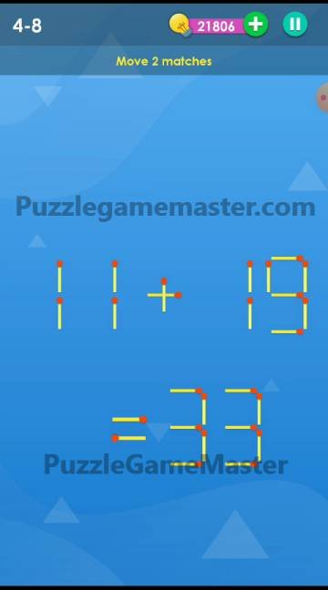 Smart Puzzle Collection Matches 4-8 Answer