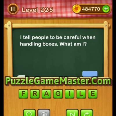 Word Riddles Level 225