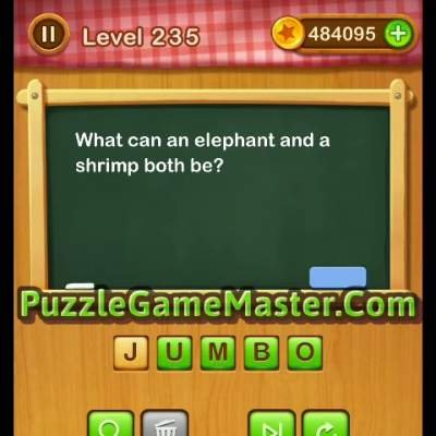 Word Riddles Level 235