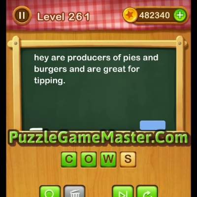 Word Riddles Level 261