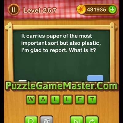 Word Riddles Level 267