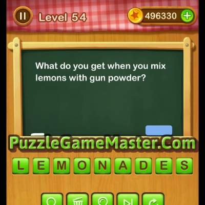 Word Riddles Level 54