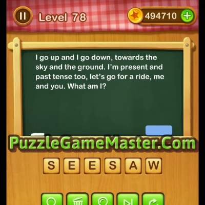 Word Riddles Level 78