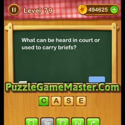 Word Riddles Level 79