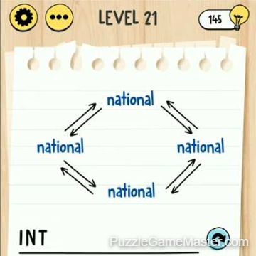 Brain Test Tricky Words Level 144 Answer » Puzzle Game Master