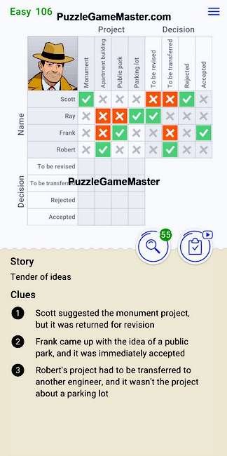 Cross Logic Easy Level 106