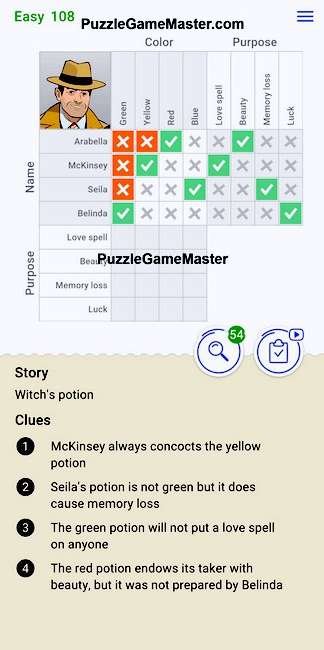 Cross Logic Easy Level 108