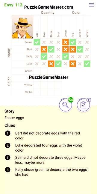 Cross Logic Easy Level 113