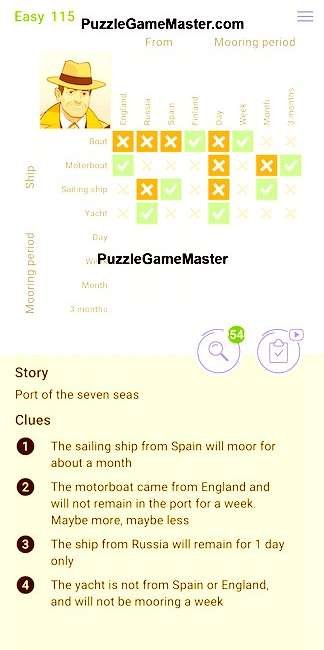 Cross Logic Easy Level 115