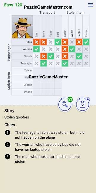 Cross Logic Easy Level 120