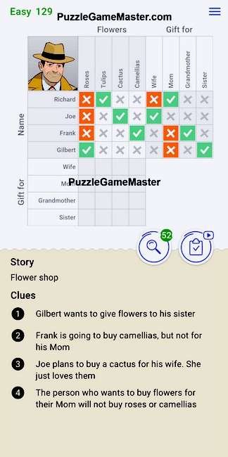 Cross Logic Easy Level 129