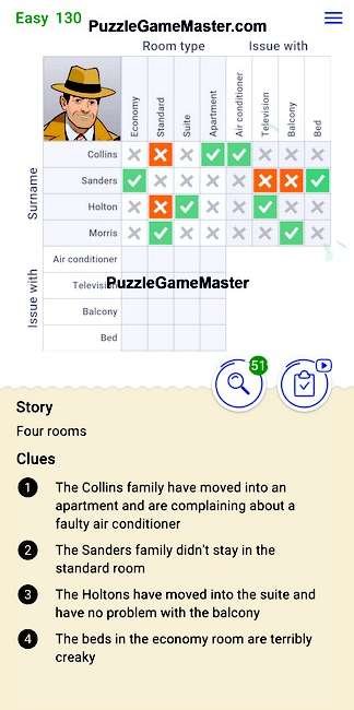 Cross Logic Easy Level 130