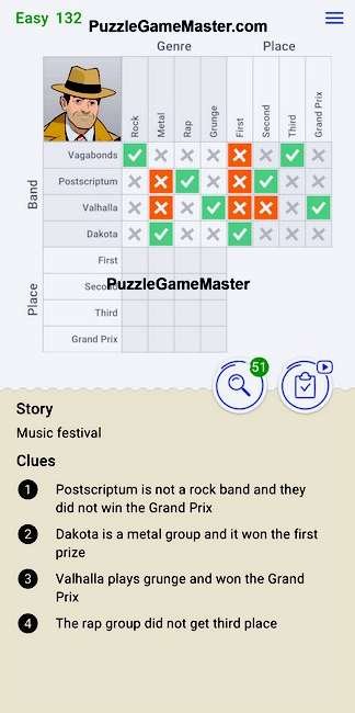 Cross Logic Easy Level 132