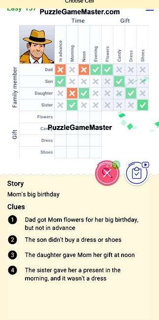 Cross Logic Easy Level 137