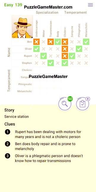 Cross Logic Easy Level 139