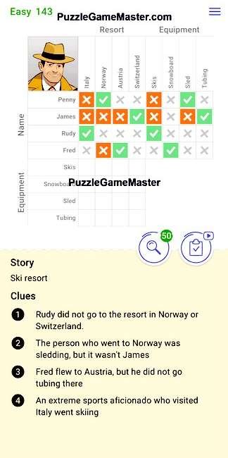 Cross Logic Easy Level 143