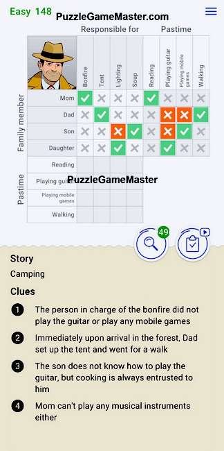 Cross Logic Easy Level 148