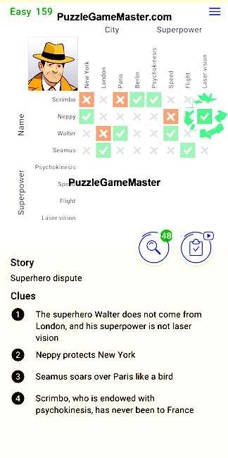 Cross Logic Easy Level 159