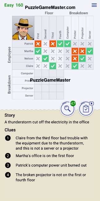 Cross Logic Easy Level 160