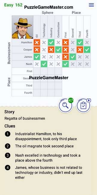 Cross Logic Easy Level 162