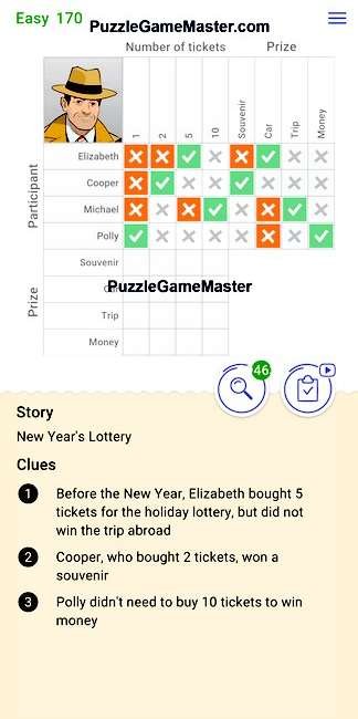 Cross Logic Easy Level 170