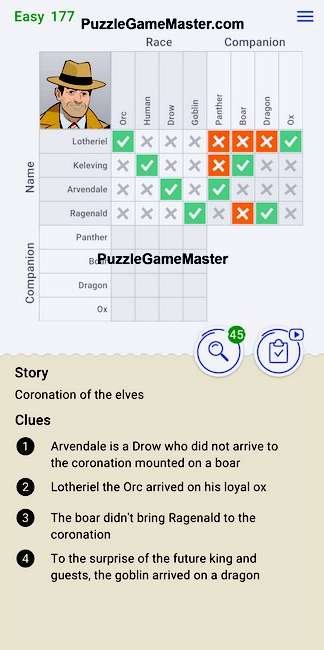 Cross Logic Easy Level 177