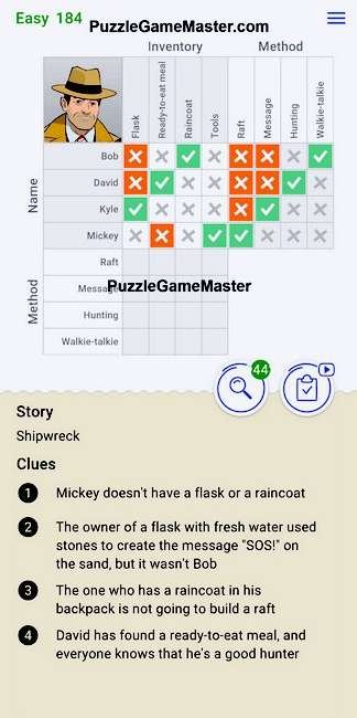 Cross Logic Easy Level 184