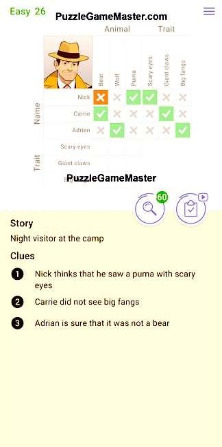Cross Logic Easy Level 26