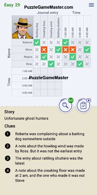 Cross Logic Easy Level 29
