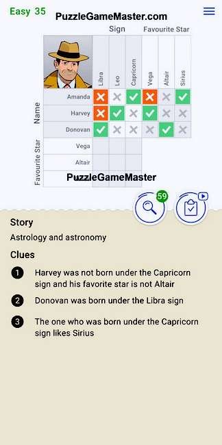 Cross Logic Easy Level 35