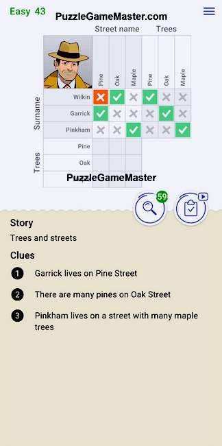 Cross Logic Easy Level 43