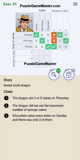 Cross Logic Easy Level 45