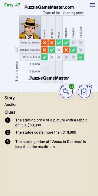 Cross Logic Easy Level 47