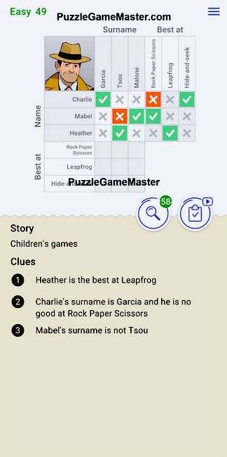 Cross Logic Easy Level 49