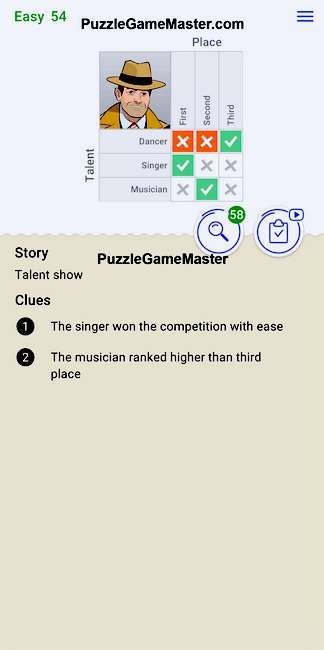 Cross Logic Easy Level 54