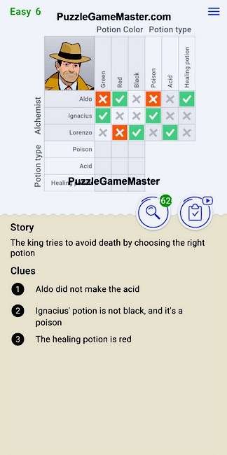 Cross Logic Easy Level 6