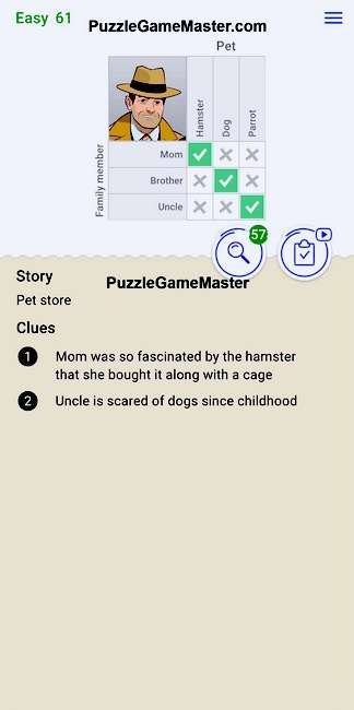 Cross Logic Easy Level 61