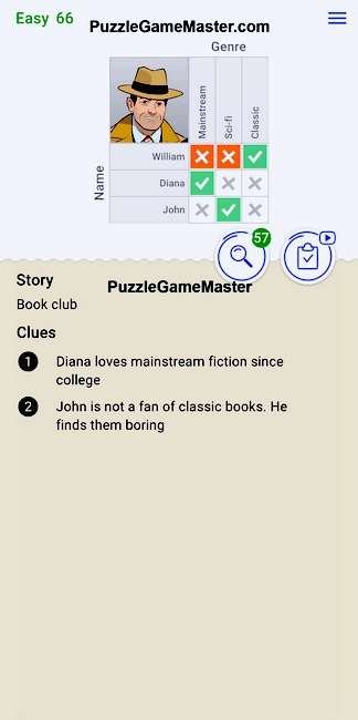 Cross Logic Easy Level 66